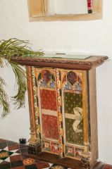 Saxmundham, St John the Baptist Church, A section of the medieval rood screen