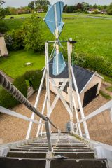The fantail from atop the mill steps