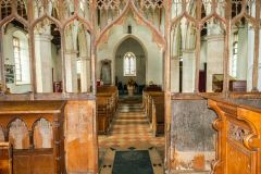 The east face of the screen