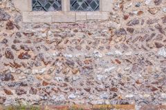 Saxon stonework in the chancel wall