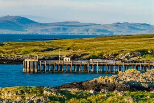 Scalasaig ferry dock