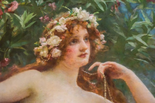 'Roses of Youth' by Henrietta Rae