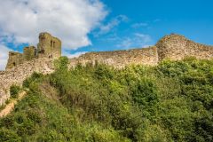 The castle from the barbican gate