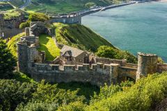 The barbican from the castle walls