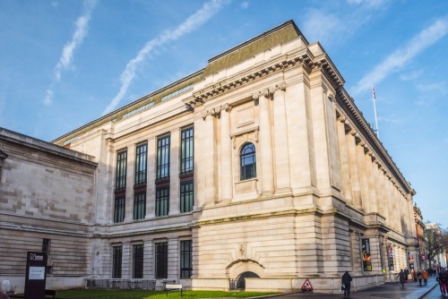 The Science Museum entrance on Exhibition Road