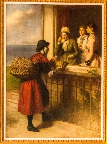 The Tenby Fisherwoman by William Frith, 1880