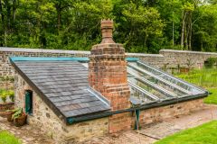 A Victorian glasshouse in the walled garden