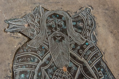 Sir Robert Dymoke memorial brass, 1545