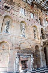 The central block entrance hall