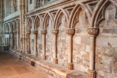 Beautiful medieval arcading