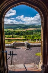 The view from the church door