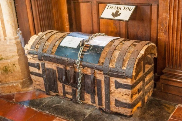 The 16th-century parish chest