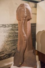 Serpent carving, perhaps a phallic symbol