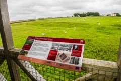 Looking over the Roman fort from the replica watchtower