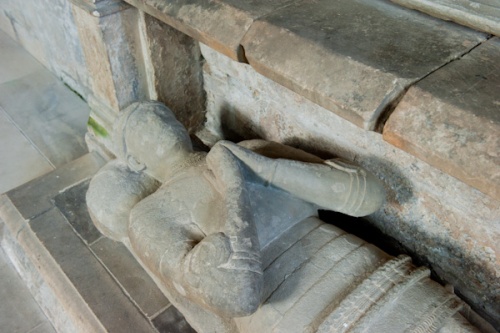 15th-century effigy of a knight