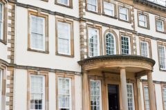 The elegant Hall facade