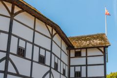 A closer look at the thatched roof