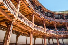 The curving theatre galleries