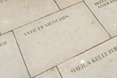 Sponsored paving stones - Yehudi Menuhin