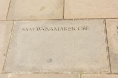 Sam Wannamaker sponsored paving stone