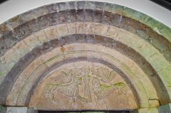 The 12th-century tympanum