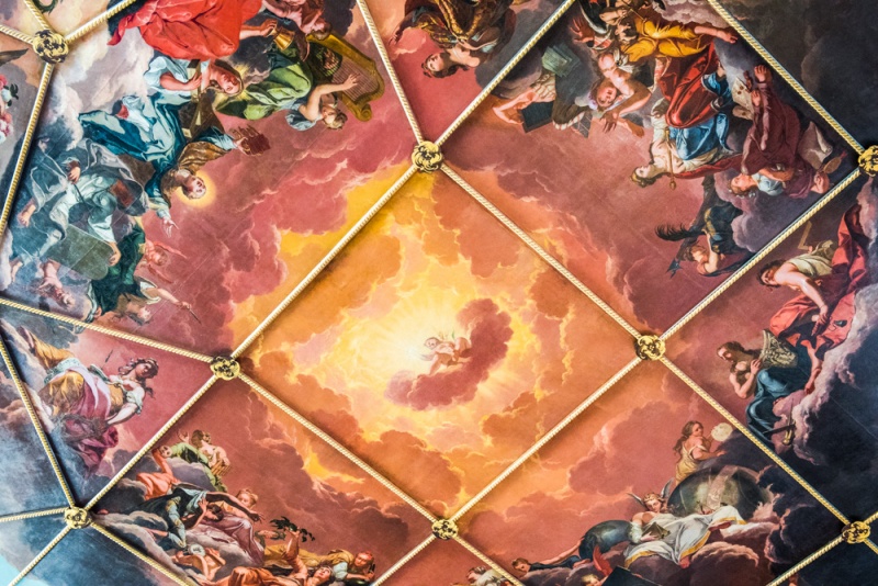 Robert Streater's remarkable painted ceiling
