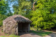 Sheringham Park, A thatched woodland summerhouse