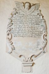 J Powell memorial, 1734