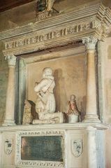 Sir john Leigh and Barnabas Leigh memorial, 1629