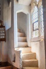 Remains of the rood stairs