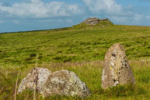 Thornworthy Tor from the stone circle
