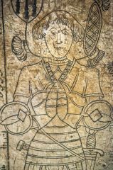 Sir Nicholas Stafford grave slab, 1463