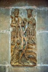 14th century alabaster carving