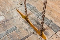 The sack hoist trapdoor