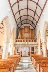 Looking west down the nave