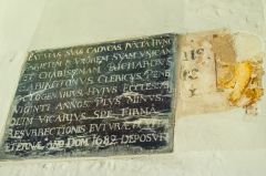 Richard Babington memorial, 1682