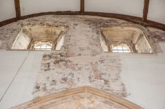 Remnants of medieval wall paintings