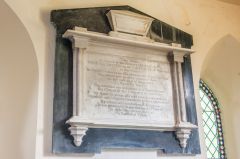 Sigglesthorne, St Lawrence Church, Lucy Constable memorial, 1839