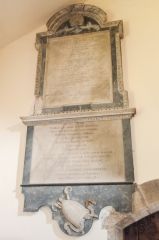Sigglesthorne, St Lawrence Church, 18th century Garnett family memorials