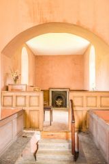 Private family pew in the north transept