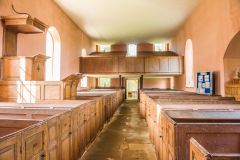 Looking west down the nave