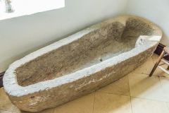 Medieval stone sarcophagus