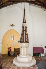 The Victorian font and font cover