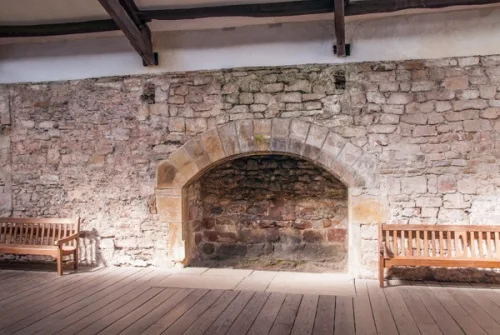 The Great Hall fireplace