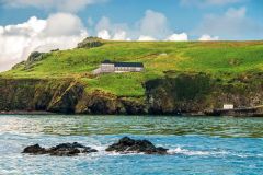 Approaching Skomer on board the Dale Princess