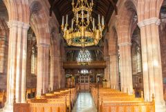 Looking down the nave