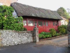 A thatched railway carriage (c) Simon Carey