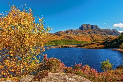 Loch Maree from the Slattadale parking area