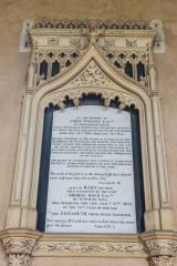 John Postle memorial, d. 1855