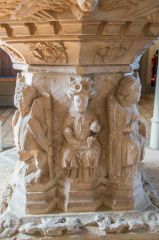 The font stem carvings
